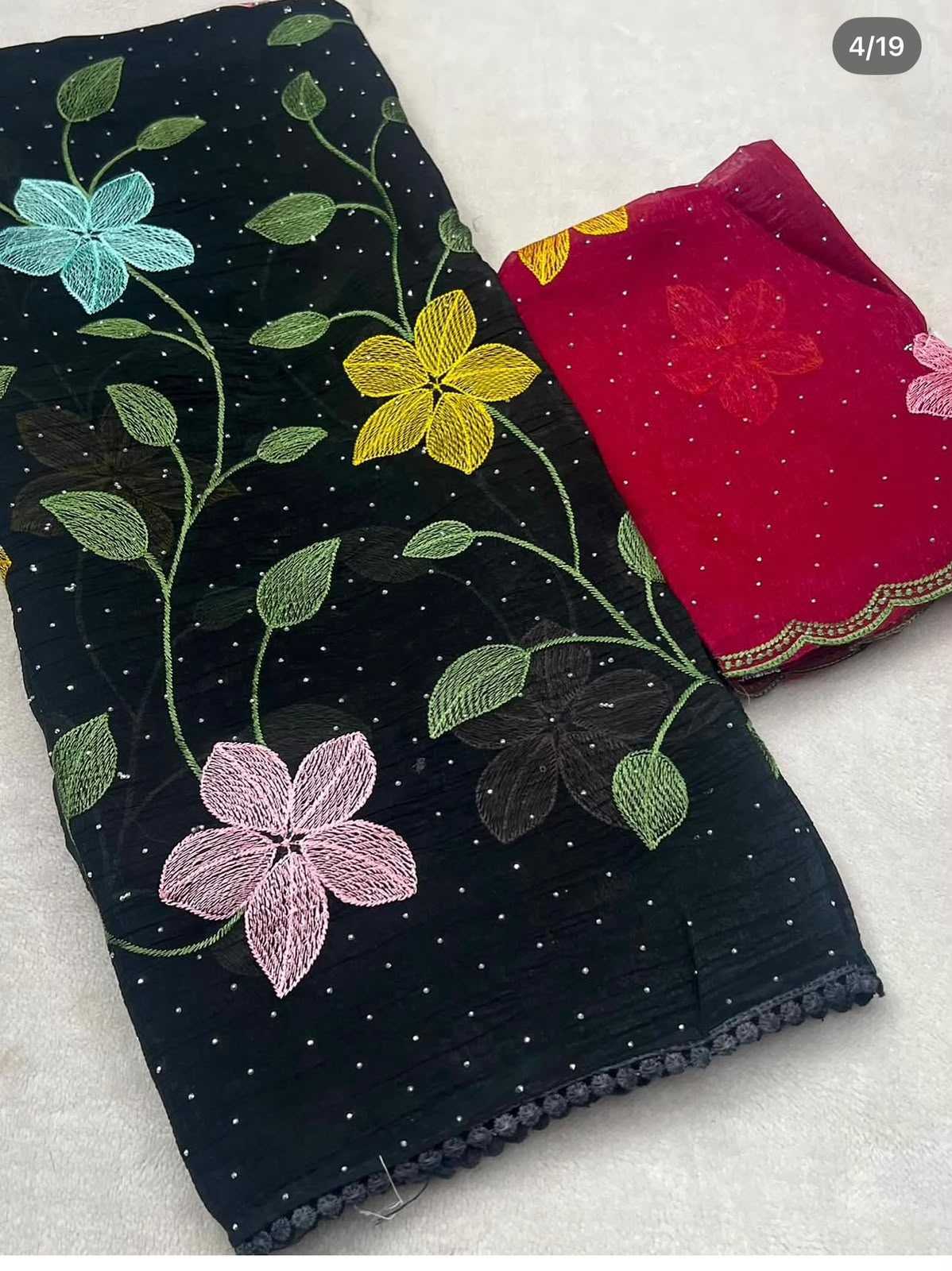 Crunchi Designer Saree