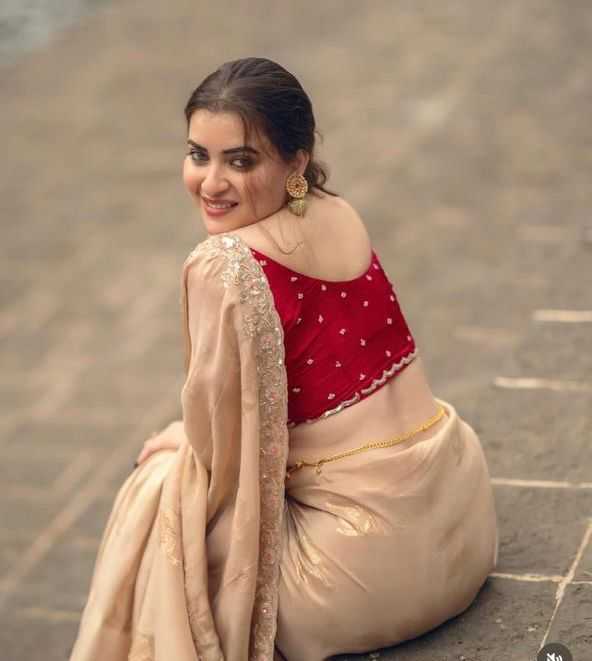 Crush Silk Party Wear Saree