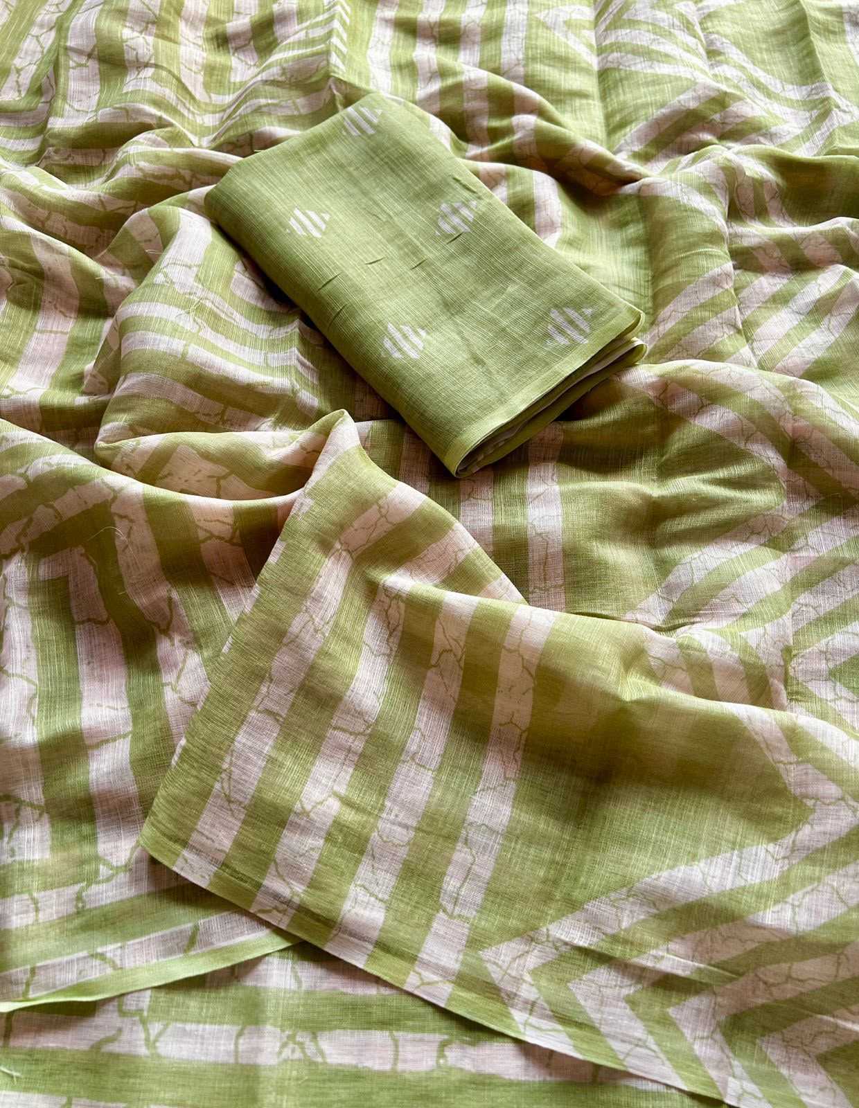 Linen Designer Saree