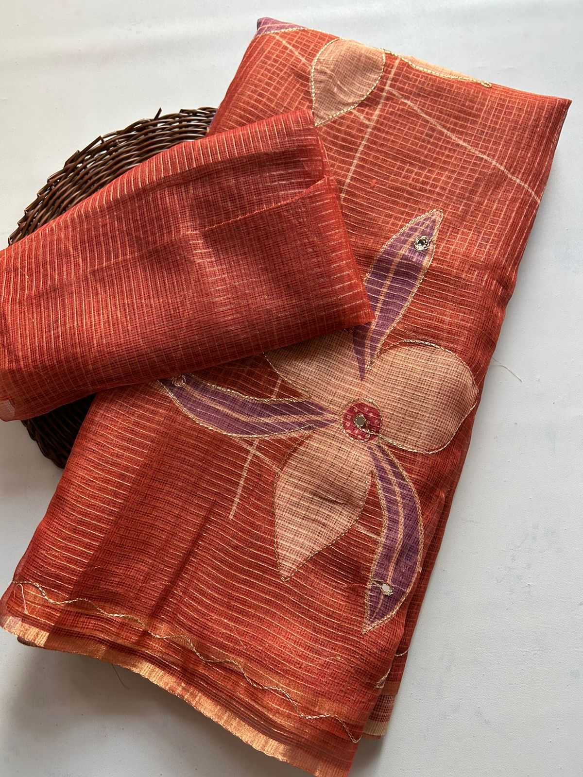 Janhvi Soft Kota Embroidered Saree