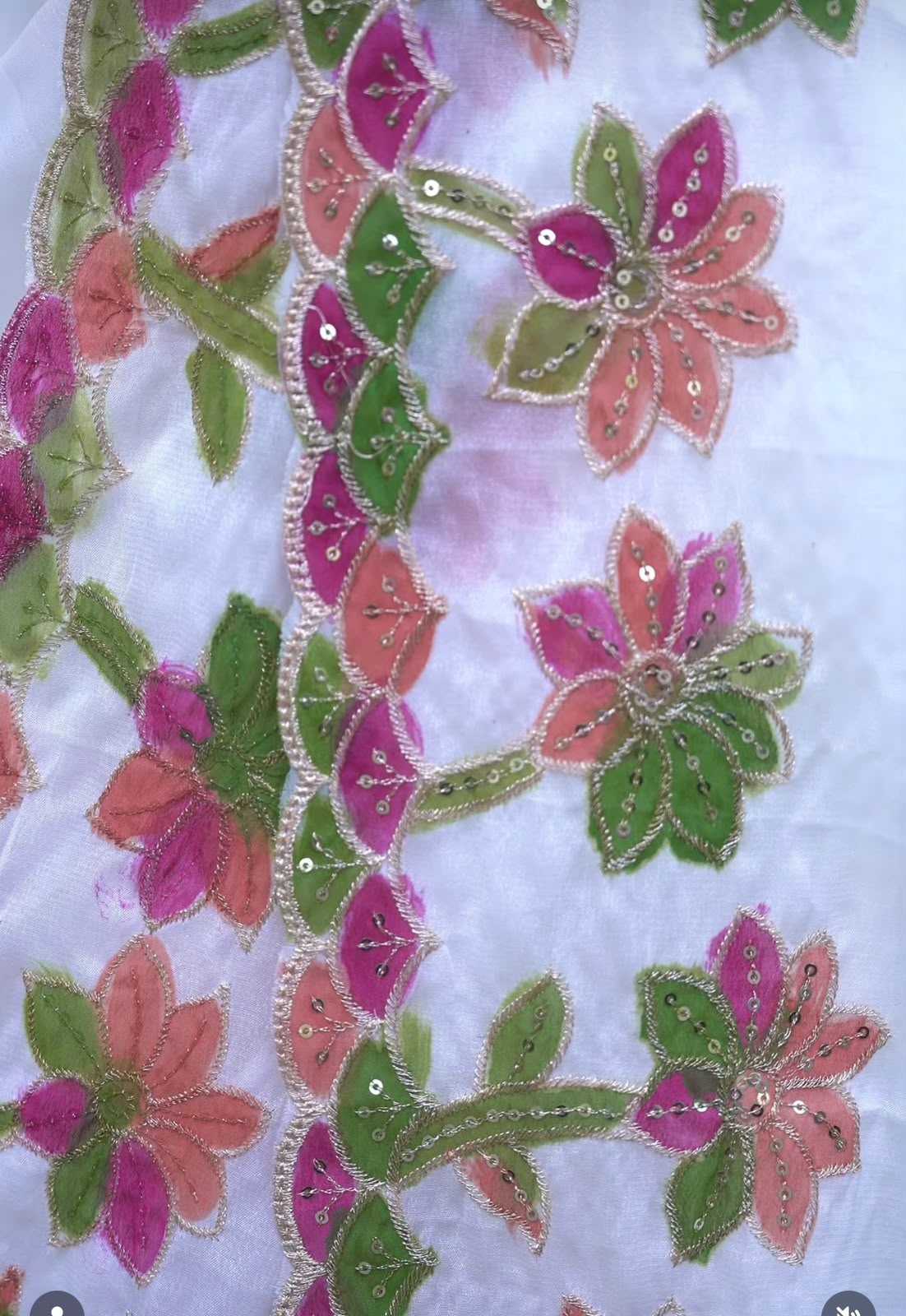 Kalpna Satin Work Saree