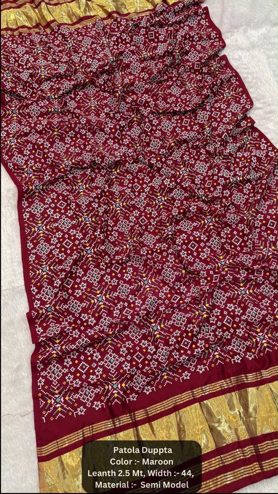 Kesar Gajji Silk Modal Dupattas