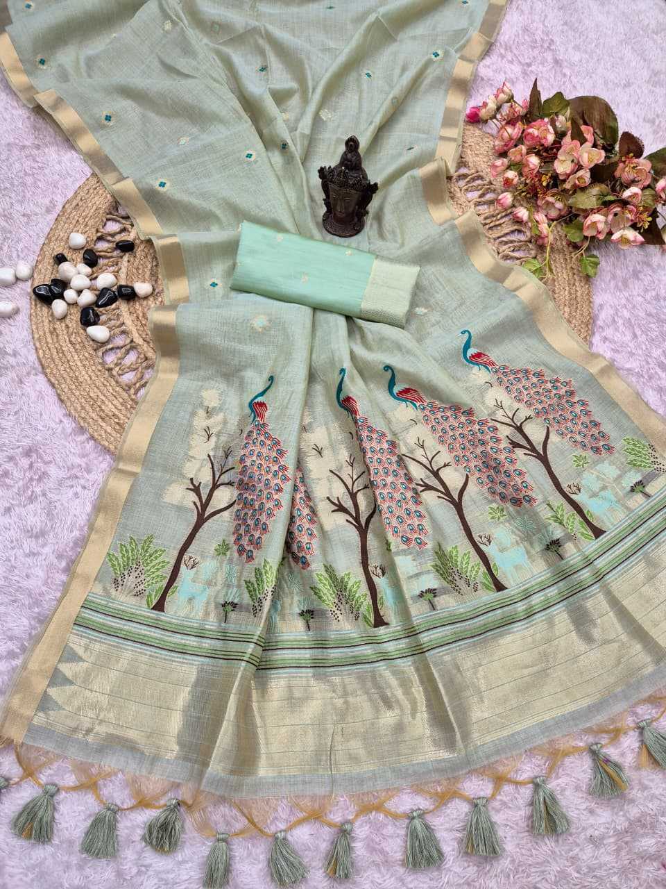 Vantara Cotton Designer Saree