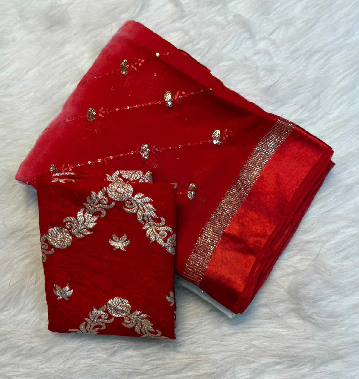 Amrita Premium Georgette Designer Saree