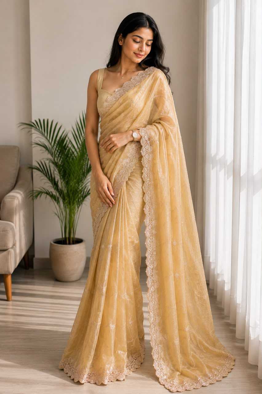 Jayanika Space Silk Zari Border Saree