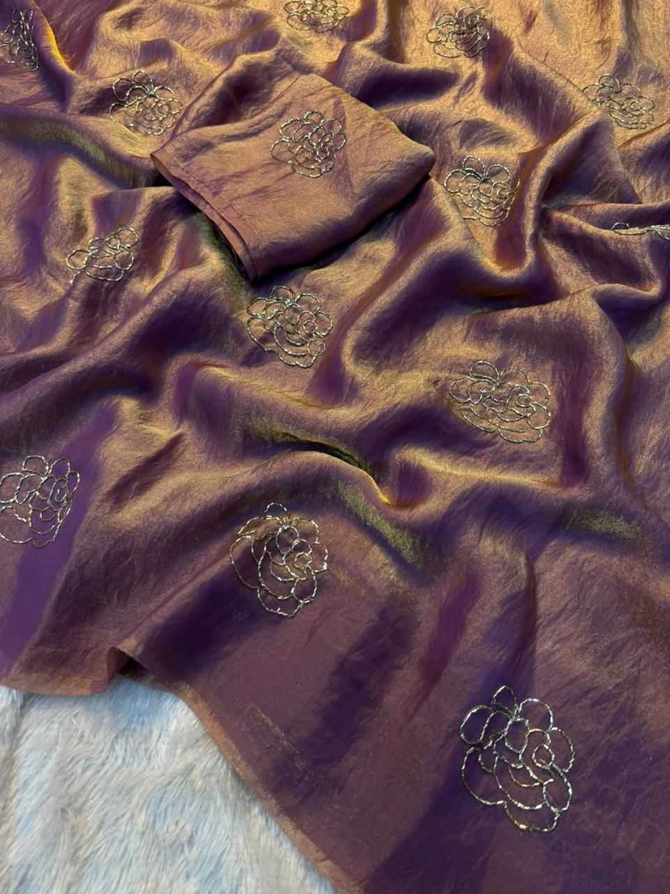 Charulata Space Silk Traditional Saree