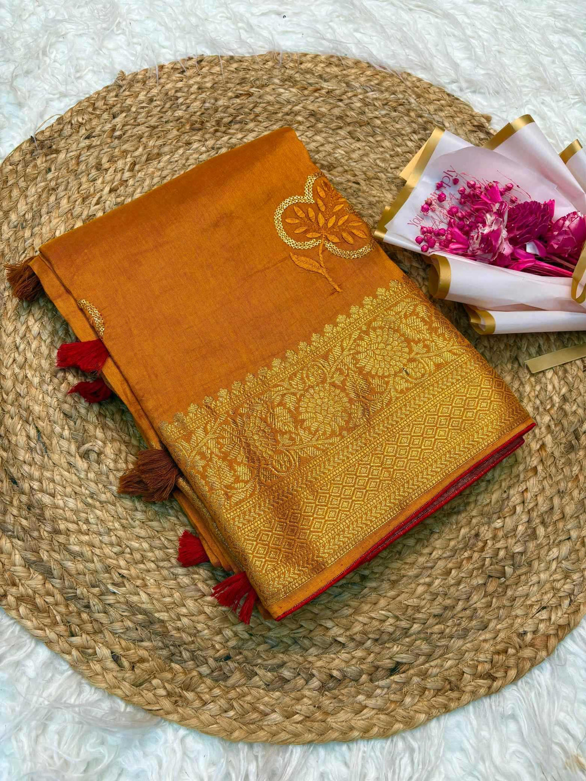 Pure Viscos Party Wear Saree