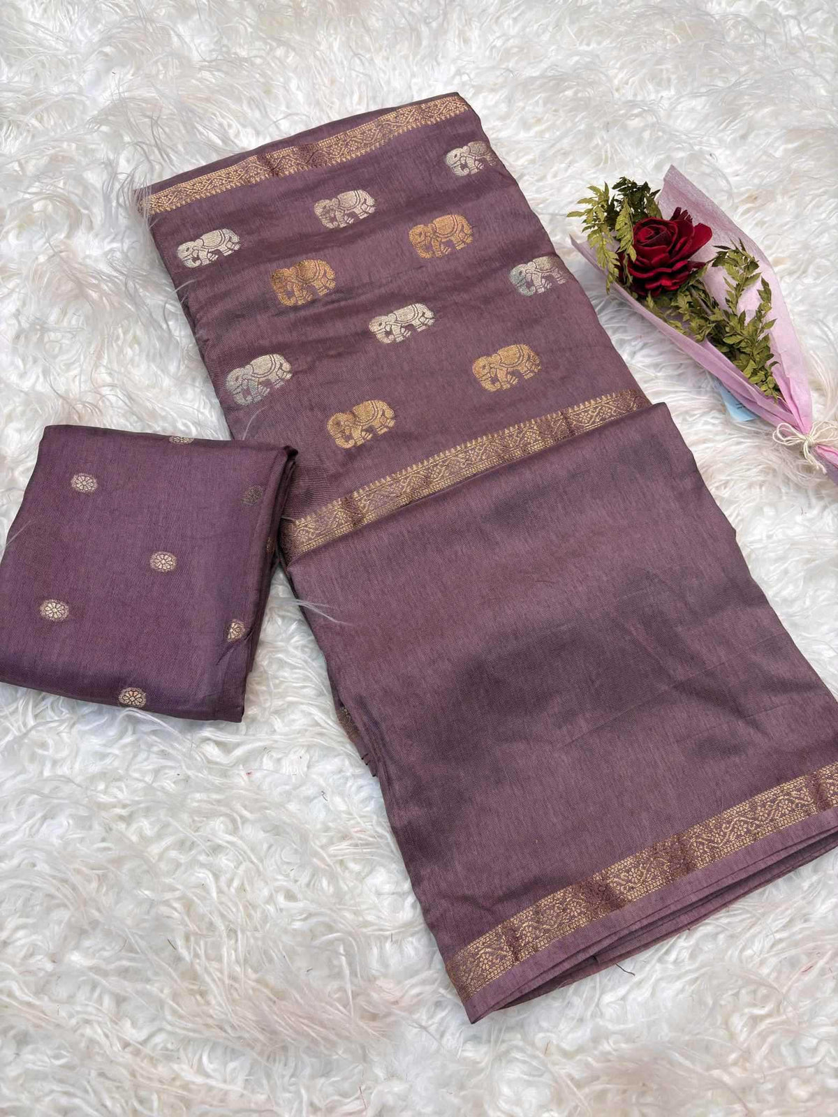 Shree Golden Jacquard Designer Saree