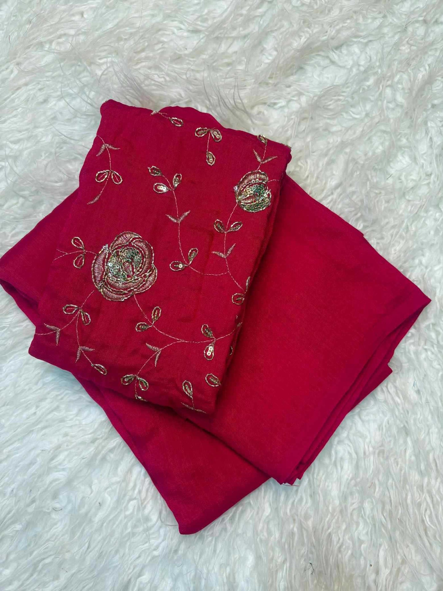 Vichitra Silk Party Wear Saree