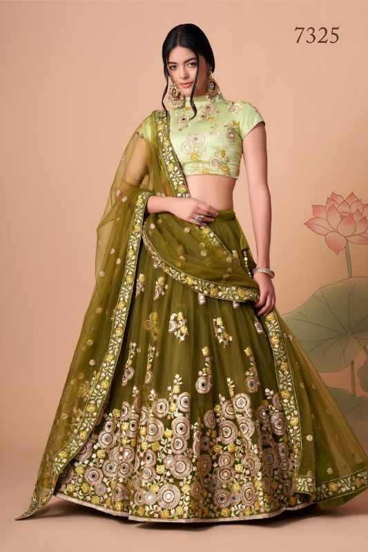 Soft Net Wedding Lehenga