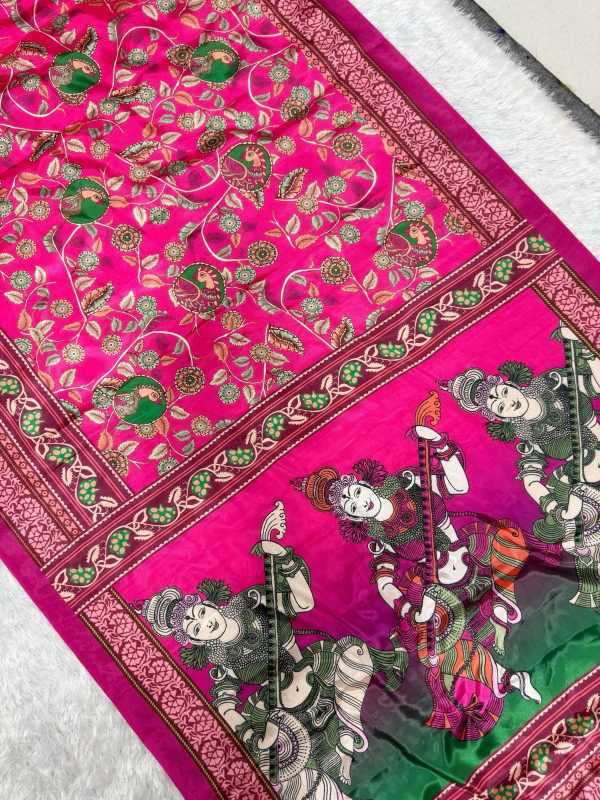 Chinon Silk Designer Saree 0185