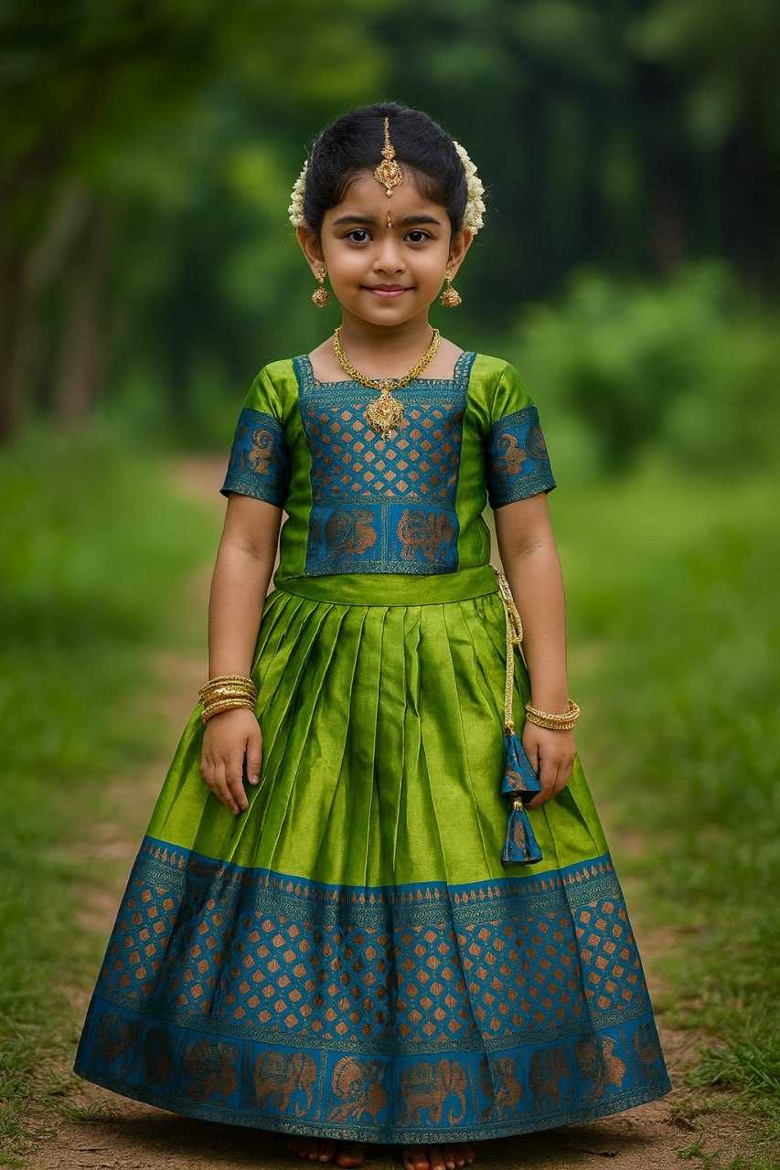 Lichi Silk Kids Lehenga 095