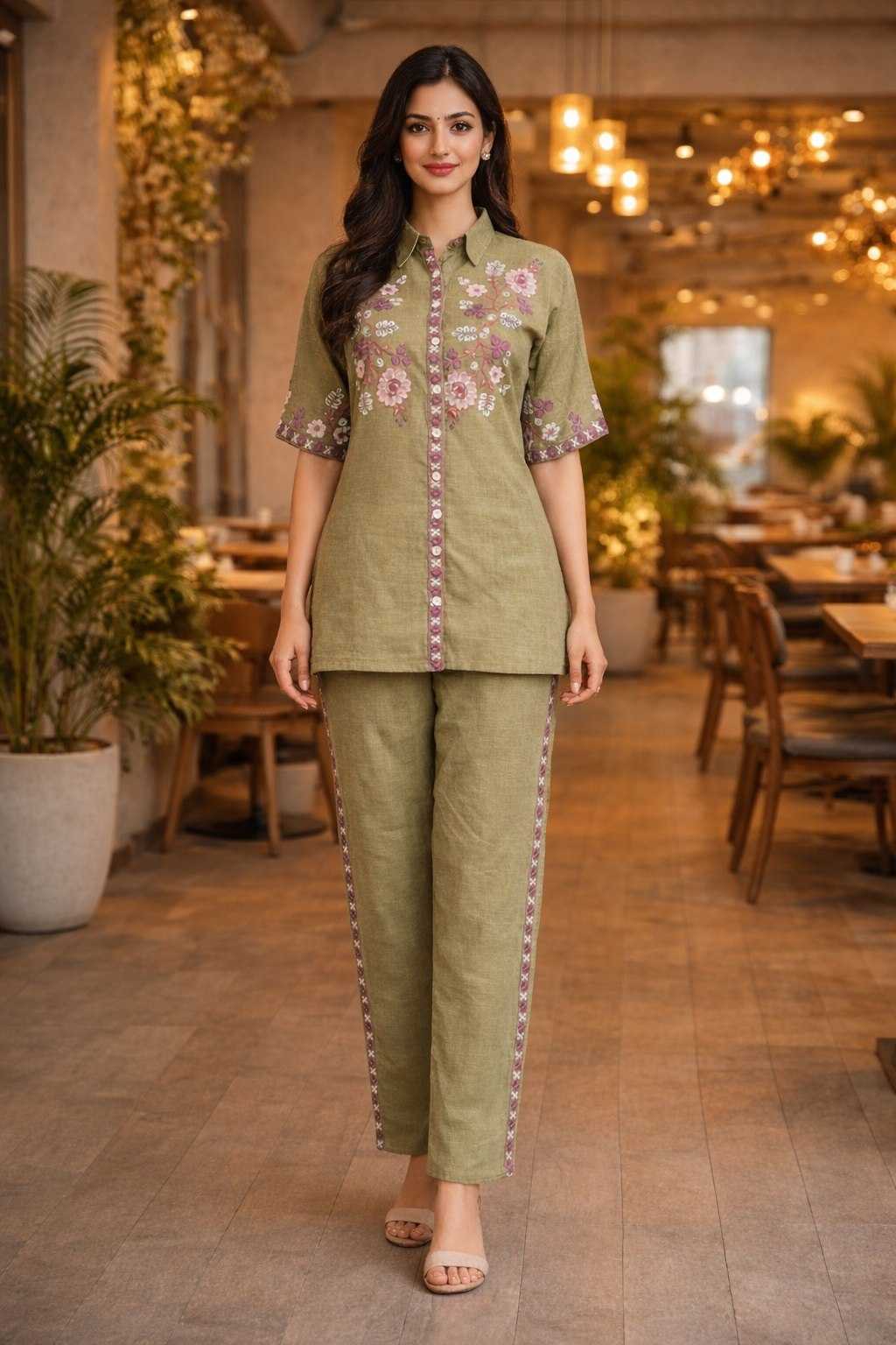Silk Cotton Co-ord Set