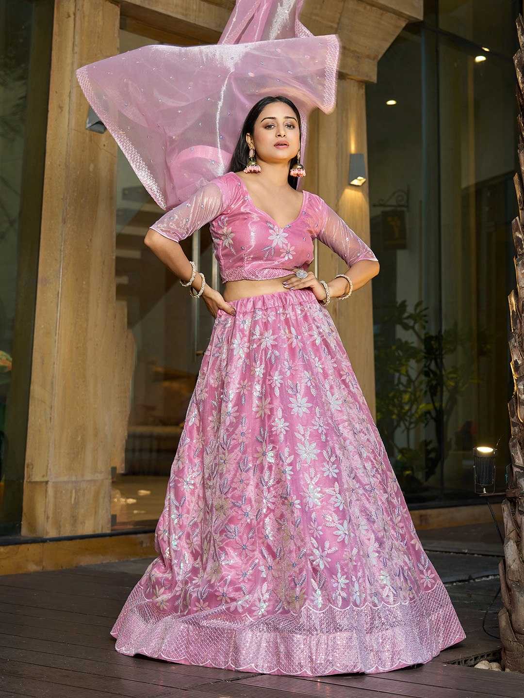 Net Traditional Lehenga