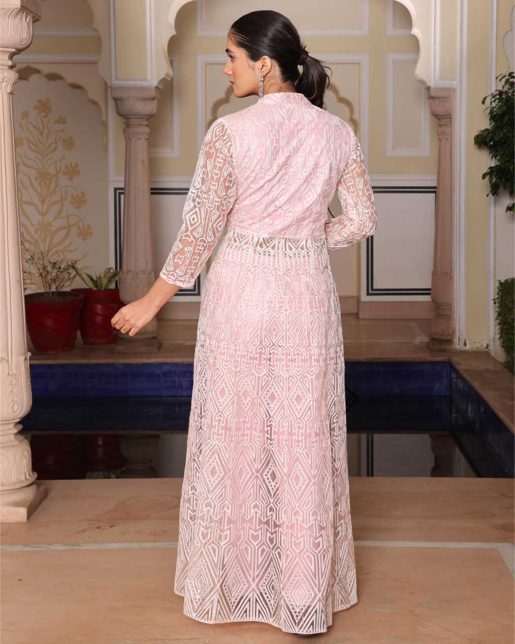 Crepe Party Wear Dress