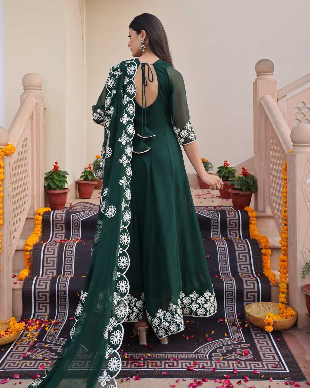 Georgette Anarkali Kurti