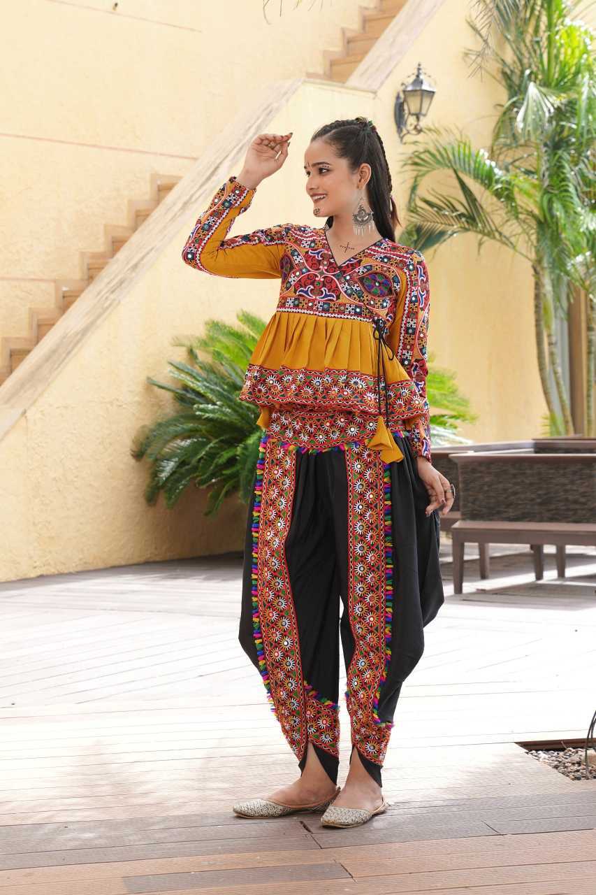 Crepe Mirror Work Kurti