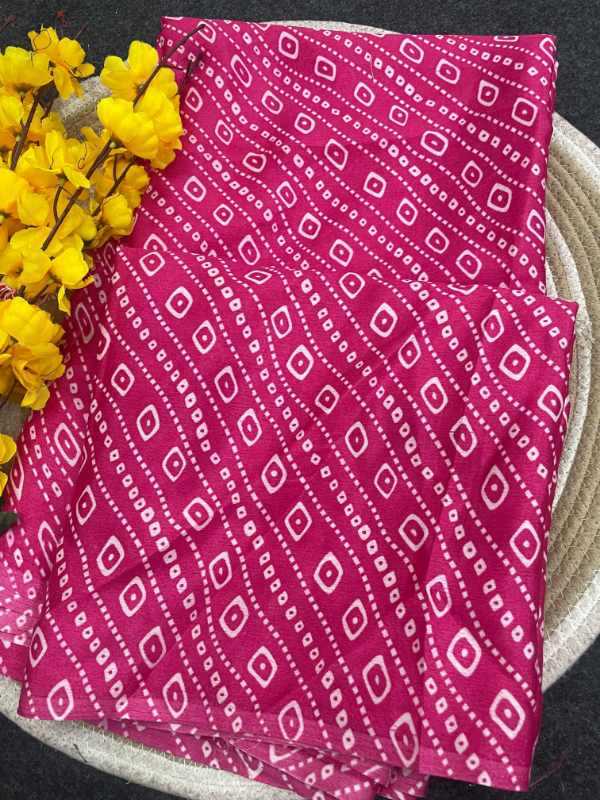 Chinon Silk Printed Saree