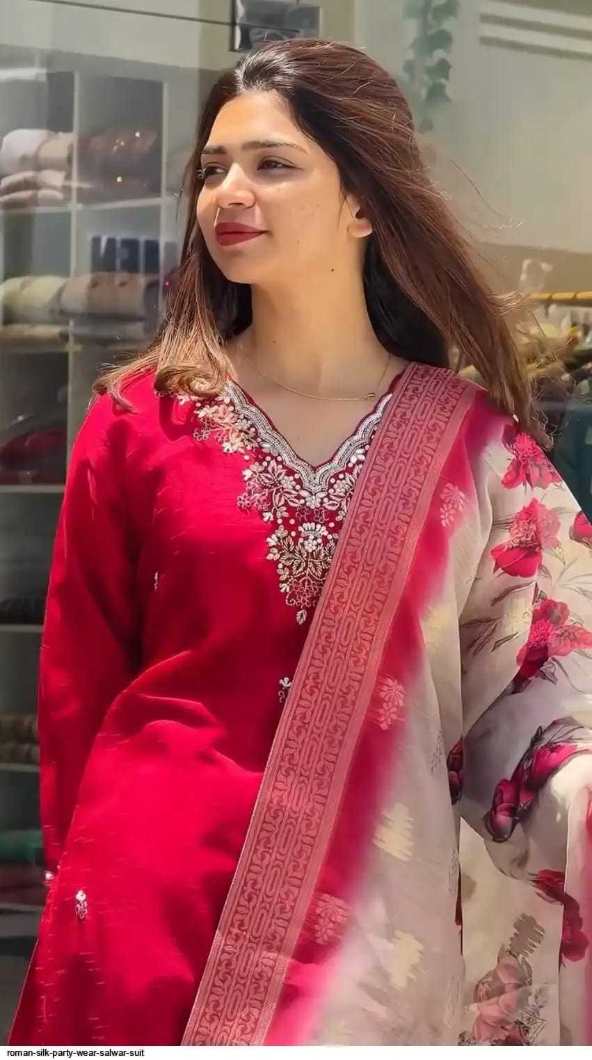 Rayon Embroidery Suit 30