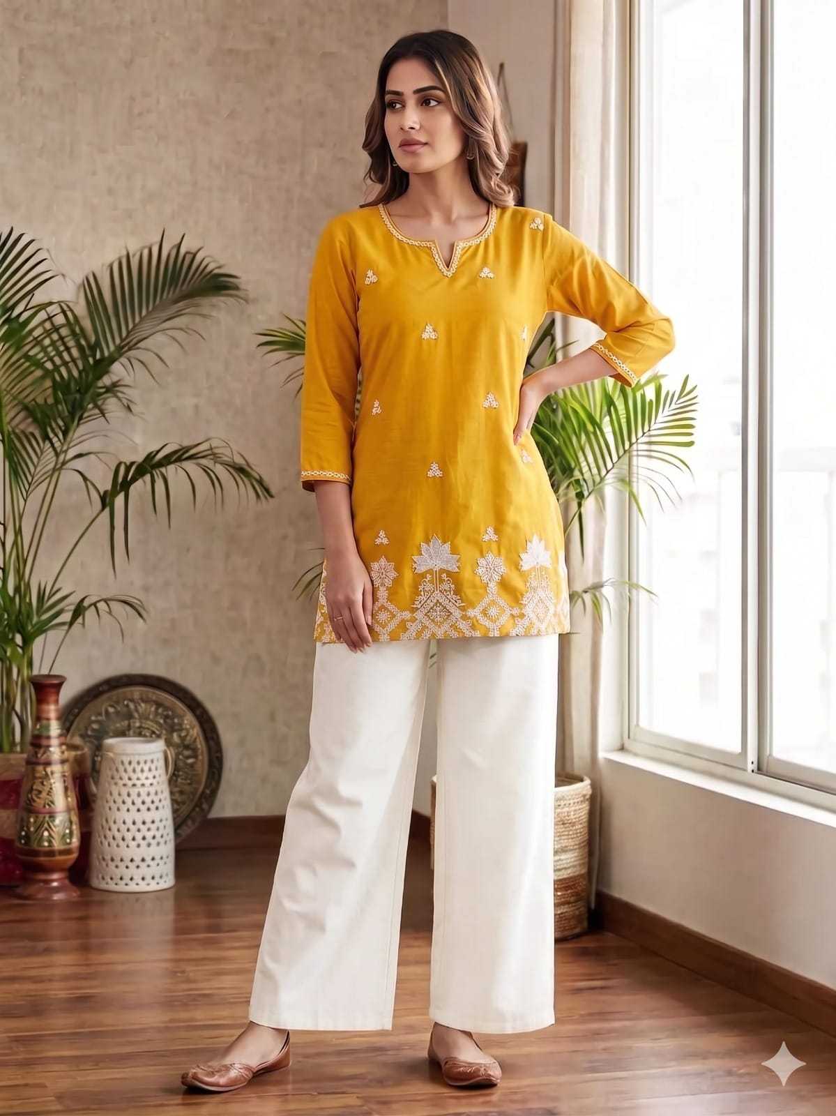 Anasuya Rayon Designer Kurti
