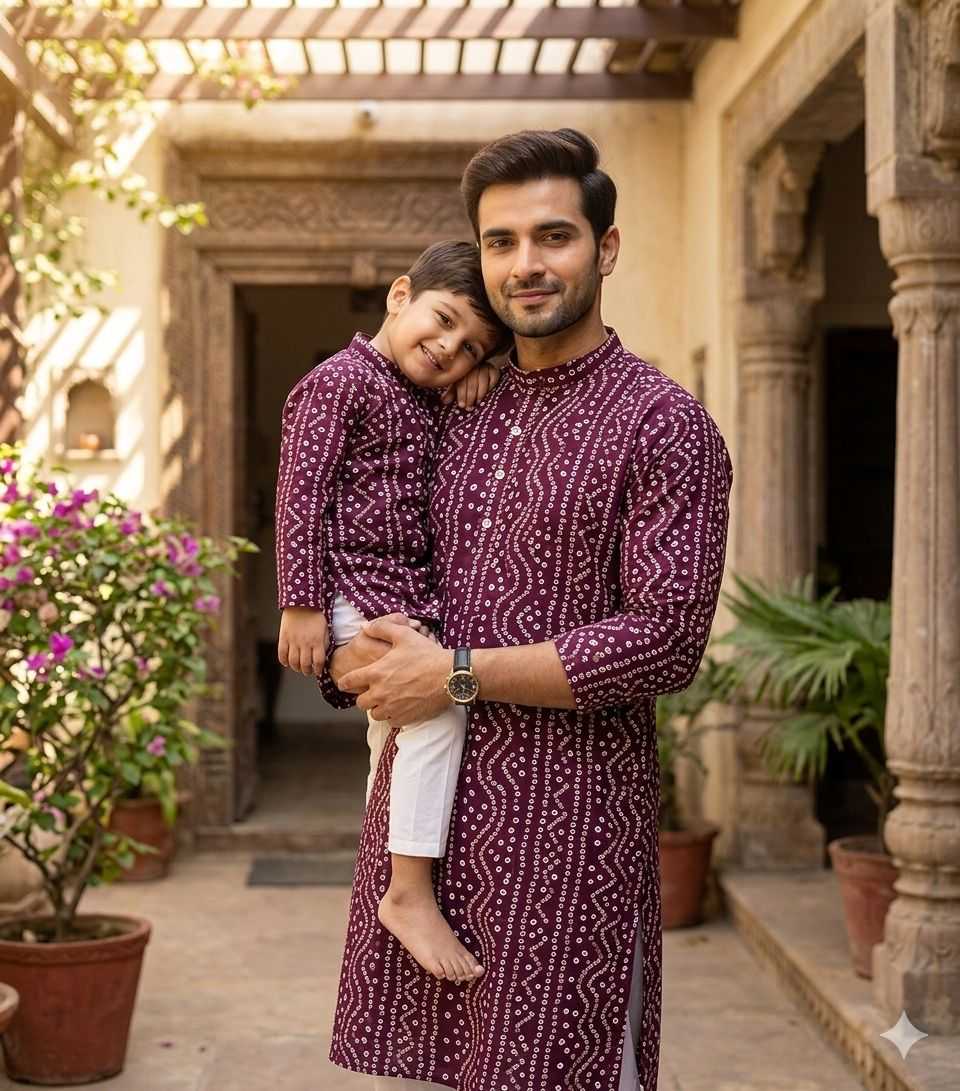 Hip Cotton Father Son Combo Wears