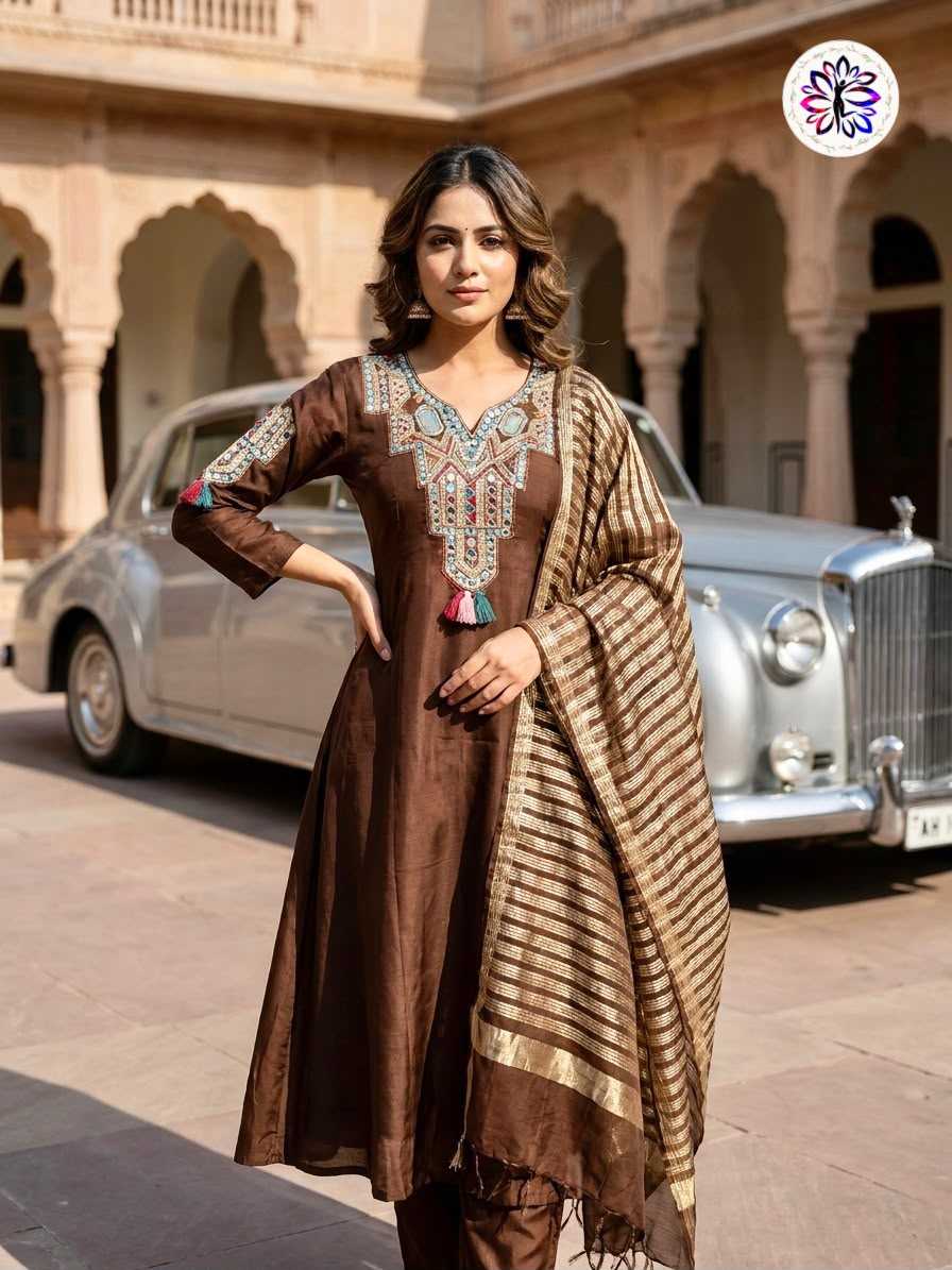 Chanderi Soft Ladies Suit