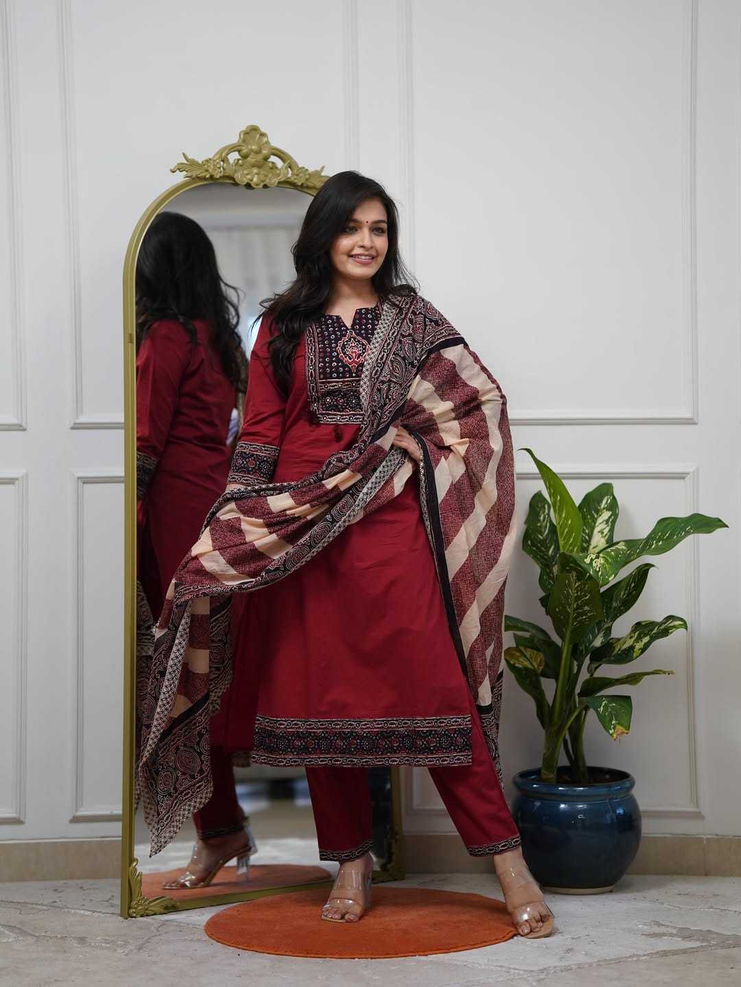 Simaran Pure Cotton Printed Suit