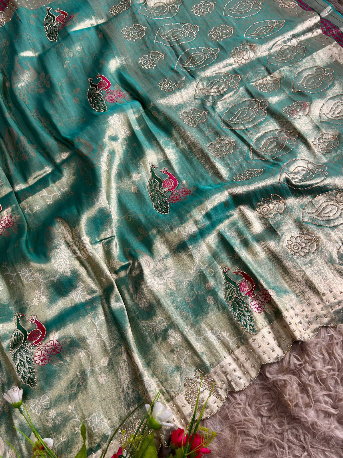 Lavanya Tissue Heavy Silk Saree