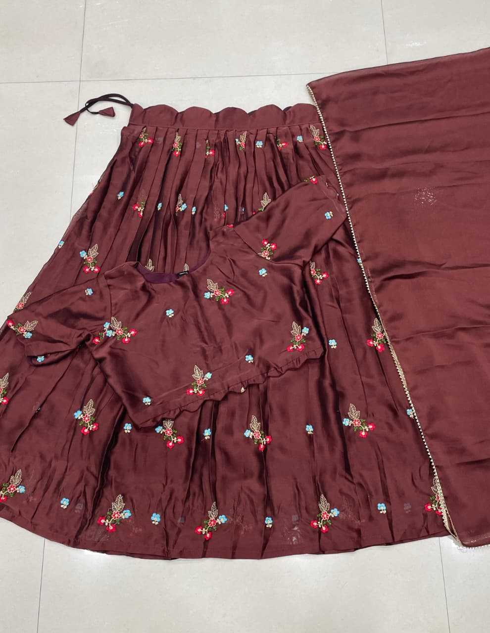 Yuvika Rangoli Silk Designer Lehenga