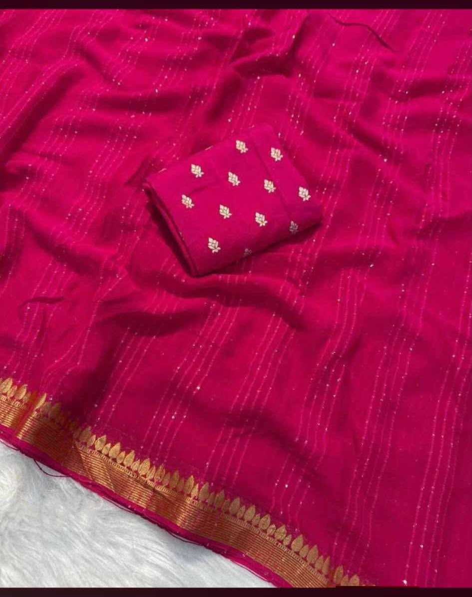 Viscose Georgette Saree