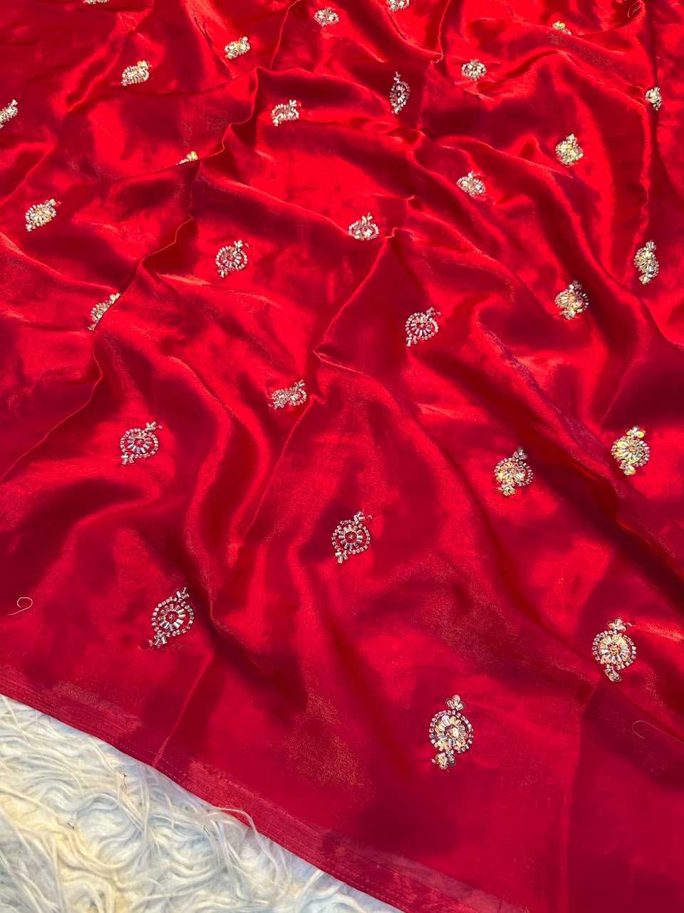 Kajal Satin Designer Saree