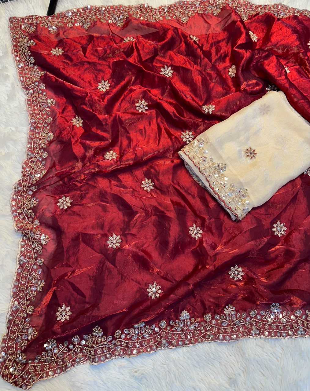 Space Silk Designer Saree
