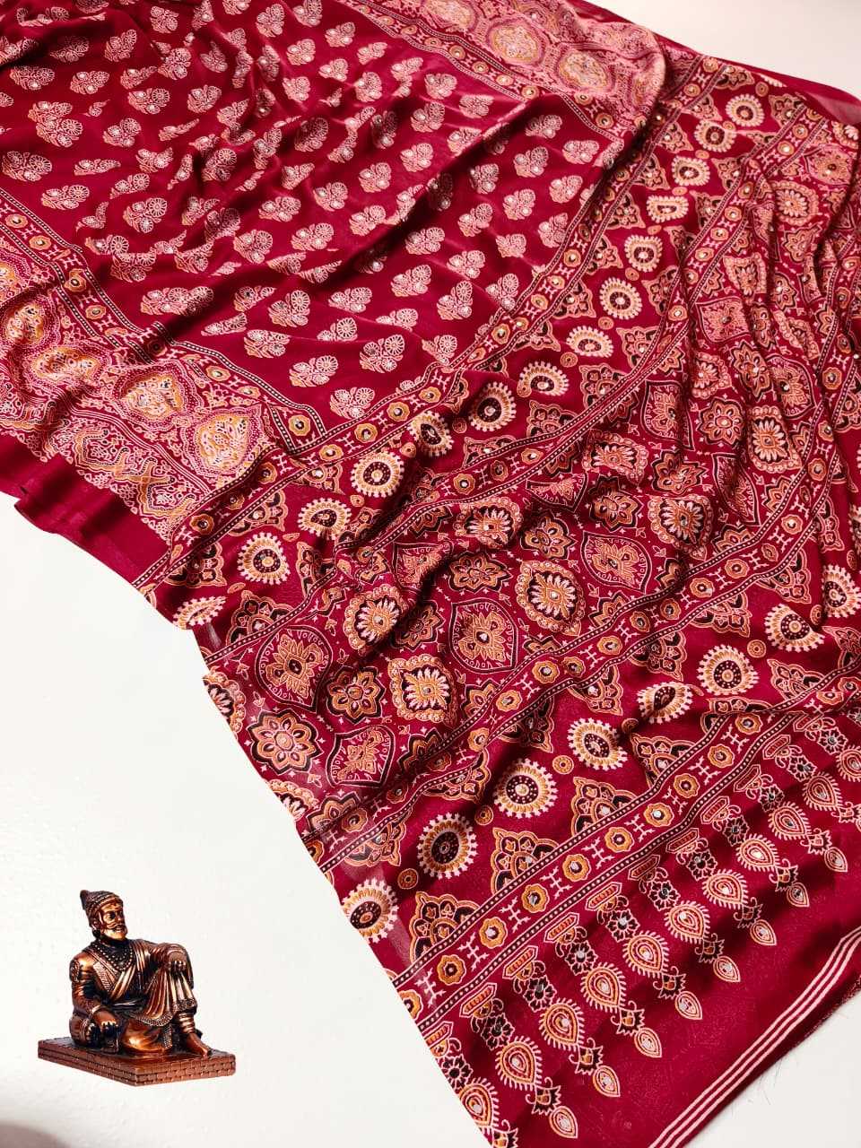 Satin Designer Saree