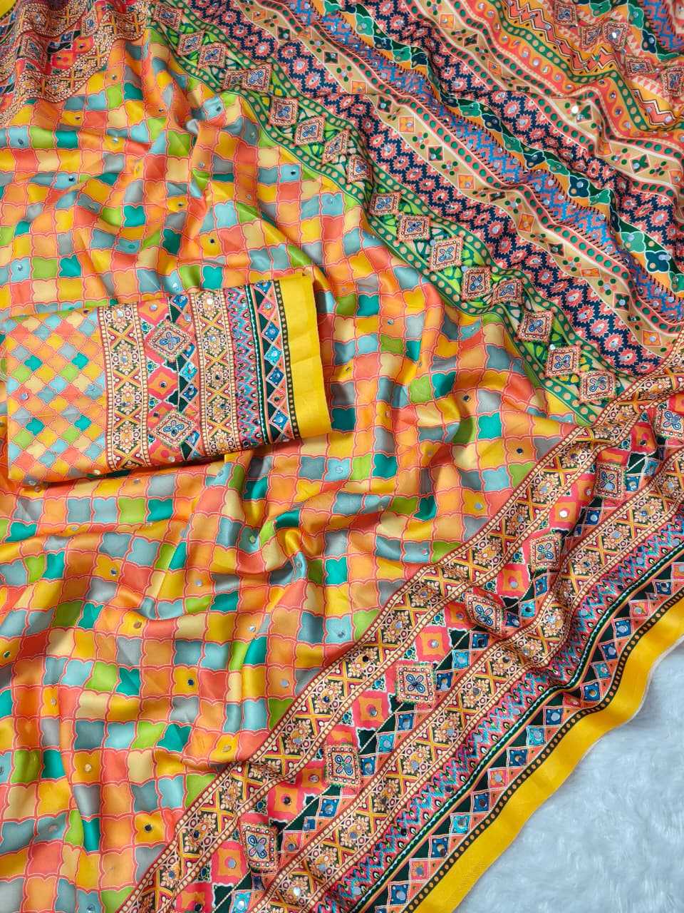 Crepe Party Wear Saree