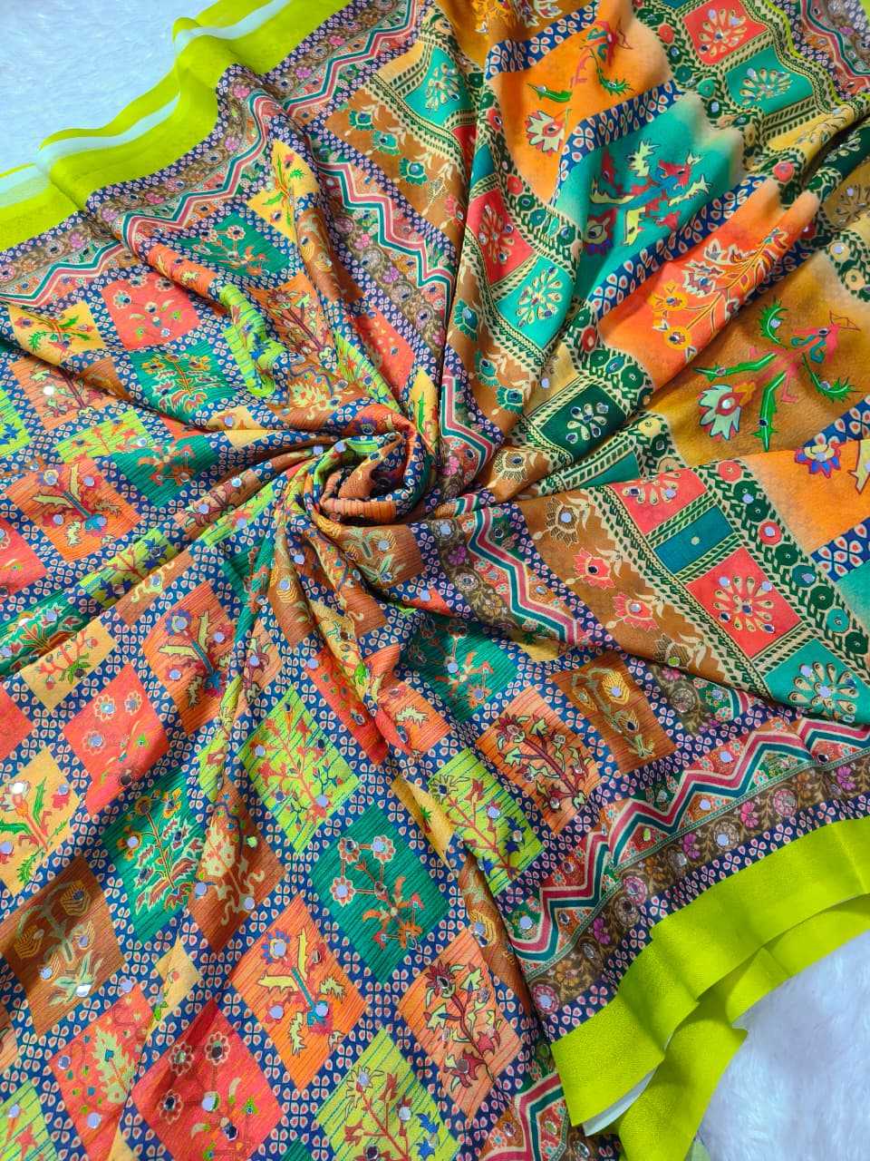 Georgette Printed Saree