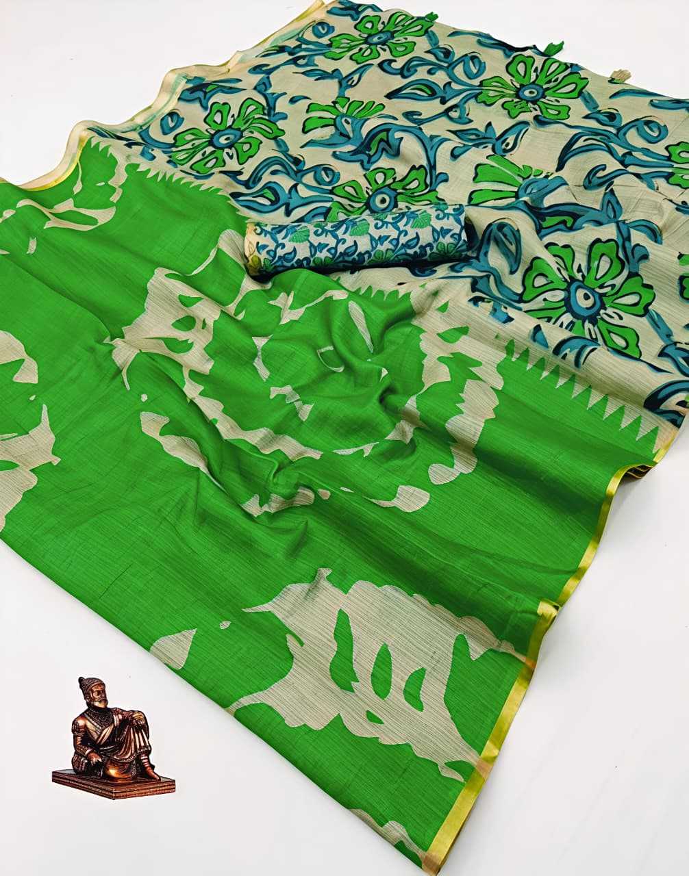 Linen Printed Saree