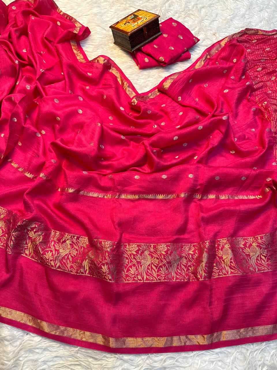 Russian Silk Designer Saree