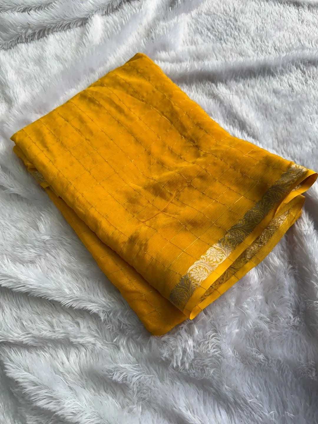 Ahilyani Chinon Designer Saree