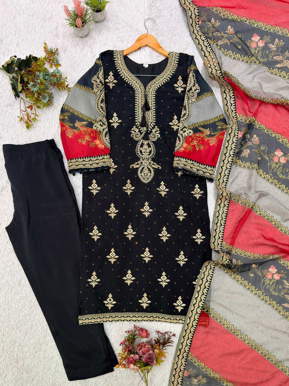 Chanderi Soft Ladies Suit 2134