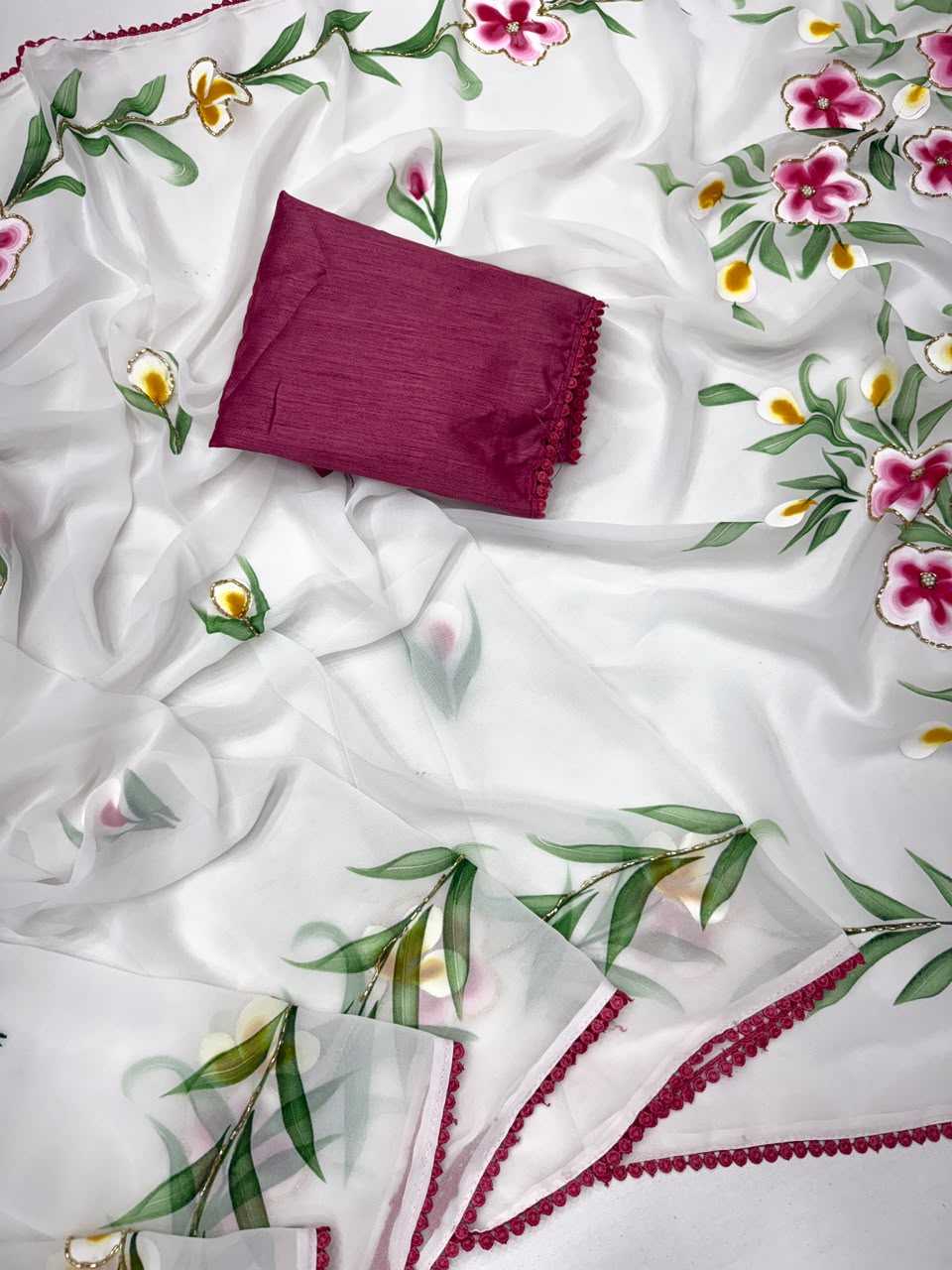 Georgette Printed Saree