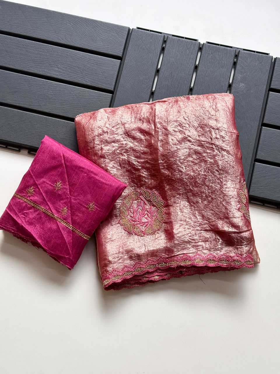 Anika Satin Designer Saree
