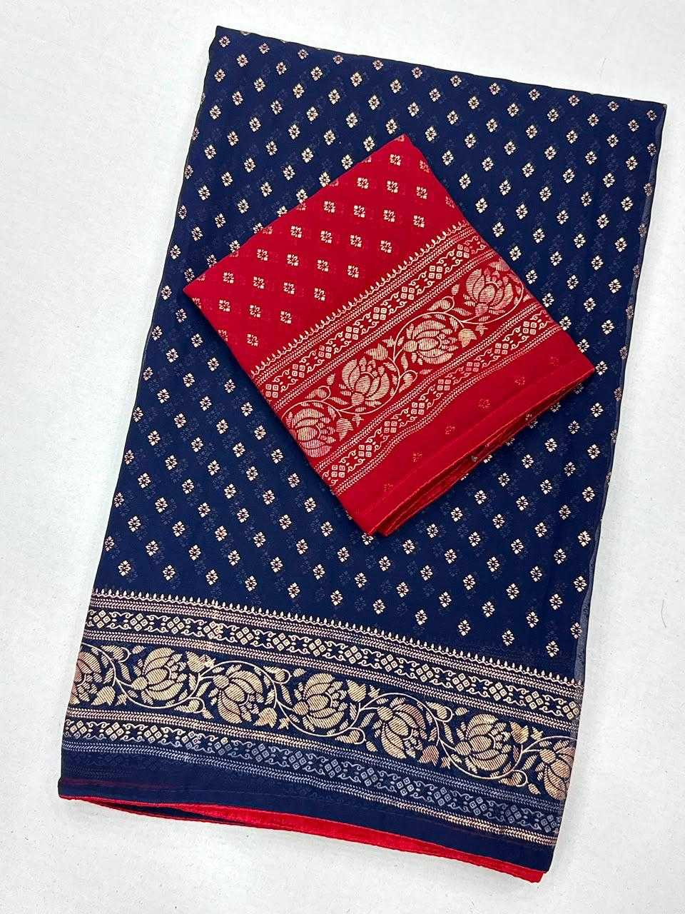 Butti Premium Georgette Printed Saree
