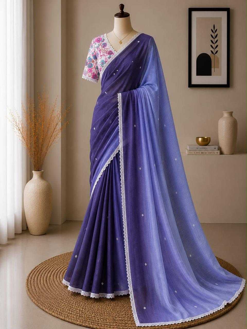 Embroidered Saree