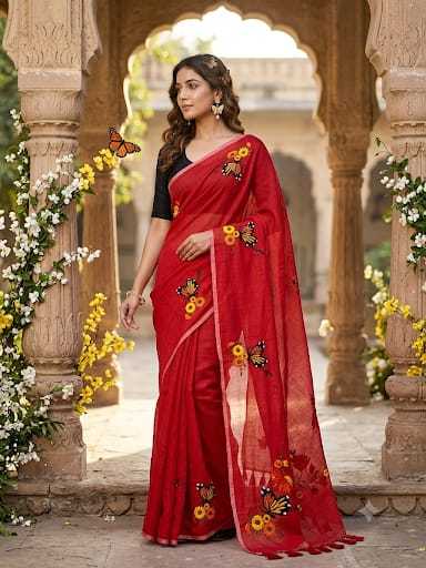 Chanderi Cotton Designer Saree