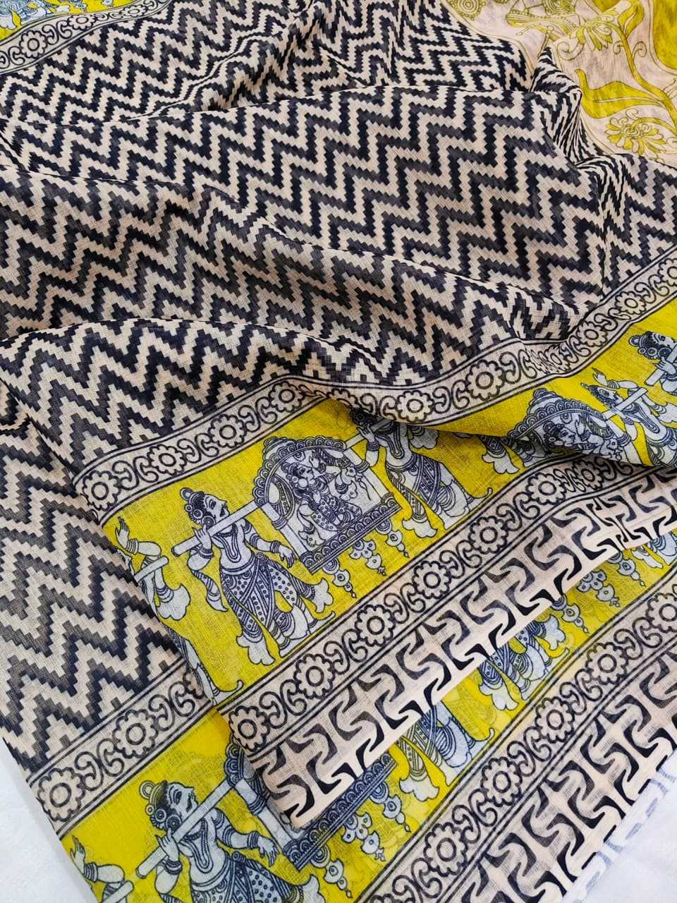 Linen Designer Saree