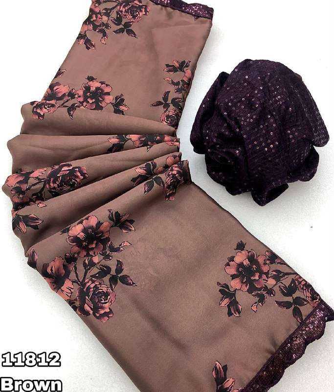 Georgette Printed Saree