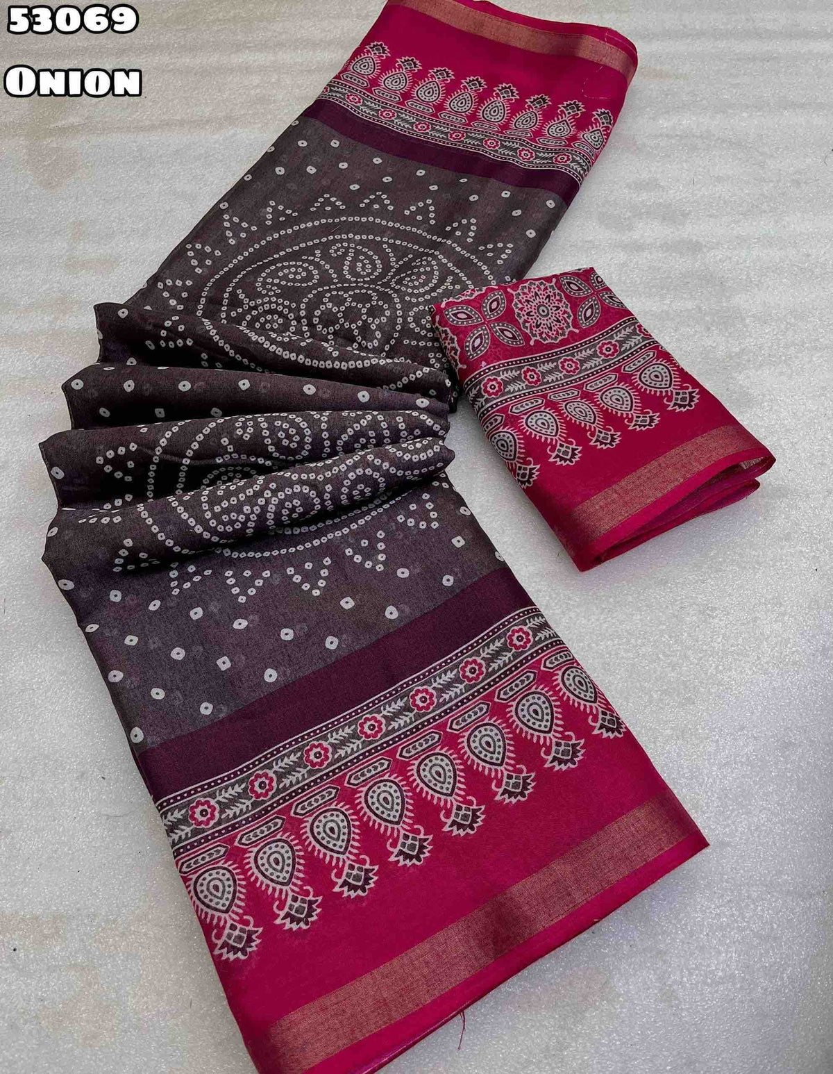 Amaira Soft Cotton Printed Saree
