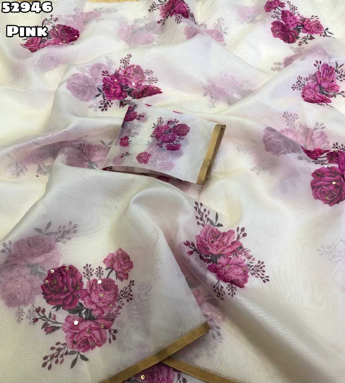 Henza Organza Saree