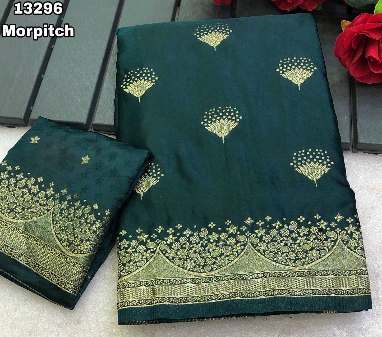 Satin Silk Banarasi Saree