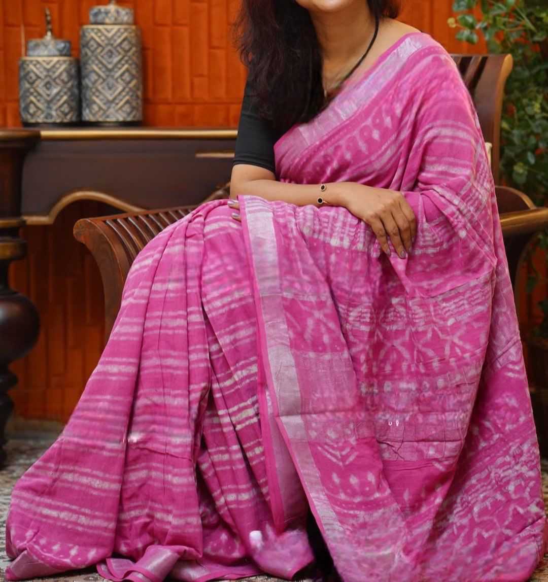 Linen Printed Saree
